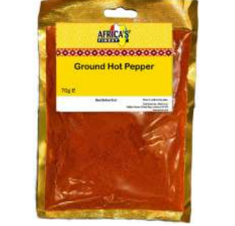 Africa’s Finest Ground Hot Pepper – 70g