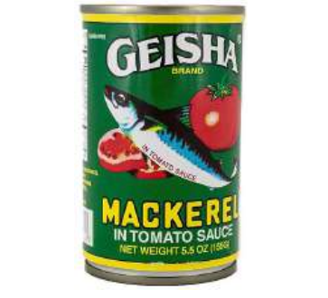 Geisha Mackerel in Tomato Sauce – 155g Geisha Mackerel in Tomato Sauce – 155g