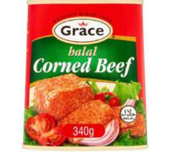 Grace Corned Beef Halal – 340g