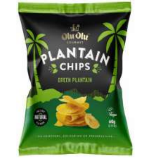 Olu Olu Plantain Chips – 24 x 60g