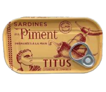 Titus Sardines in Sunflower Oil – 125g