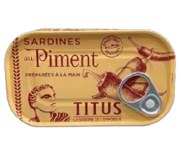 Titus Sardines in Sunflower Oil – 125g Titus Sardines in Sunflower Oil – 125g