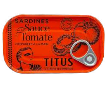 Titus Sardines in Tomato Sauce – 125g Titus Sardines in Tomato Sauce – 125g